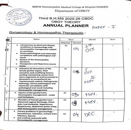 ADVANCE TEACHING PLAN 2025-26